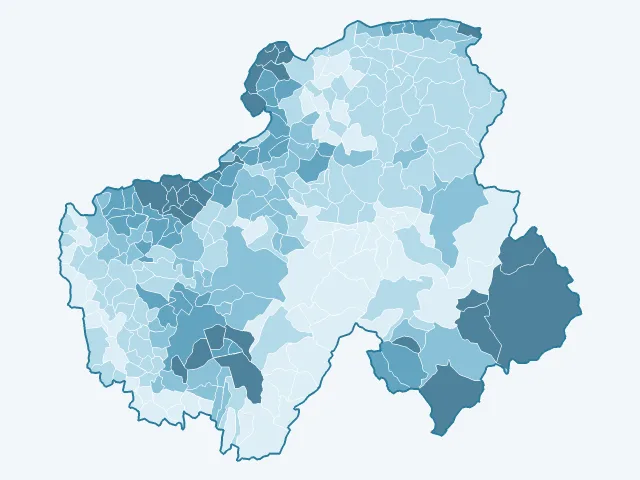 Carte des loyers dans la Haute-Savoie (74)