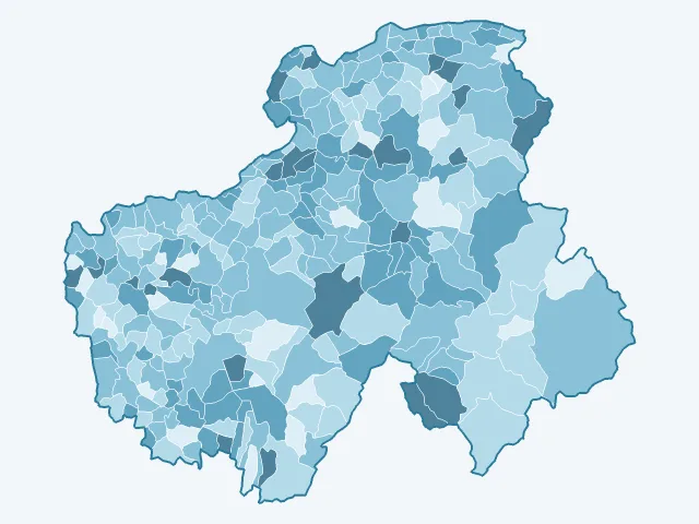 Carte du vote Éric Zemmour dans la Haute-Savoie (74)
