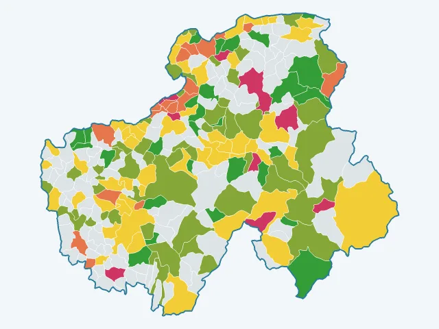 Carte du sentiment de sécurité dans la Haute-Savoie (74)