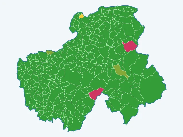 Carte des infractions liées aux stupéfiants dans la Haute-Savoie (74)