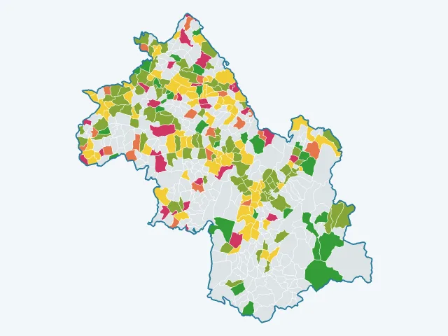Carte des sports et loisirs dans l'Isère (38)