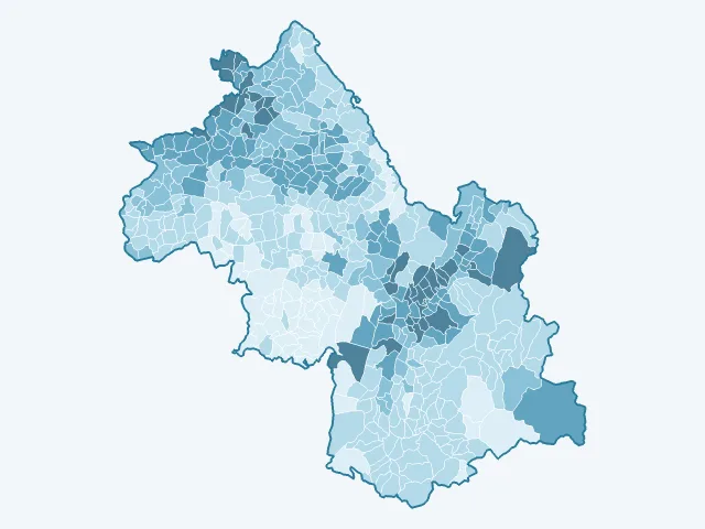 Carte des loyers dans l'Isère (38)
