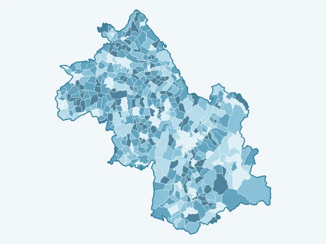 Carte des propriétaires dans l'Isère (38)