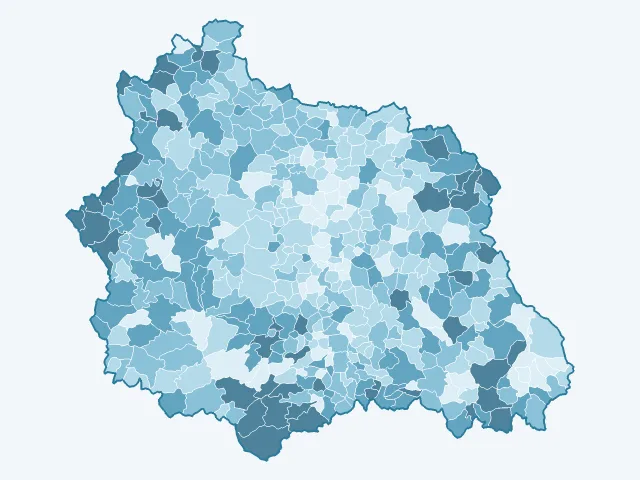 Carte des logements vacants dans le Puy-de-Dôme (63)