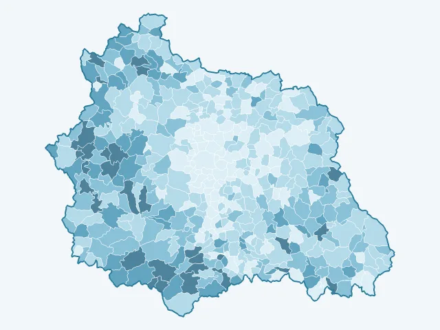Carte du vote Jean Lassalle dans le Puy-de-Dôme (63)