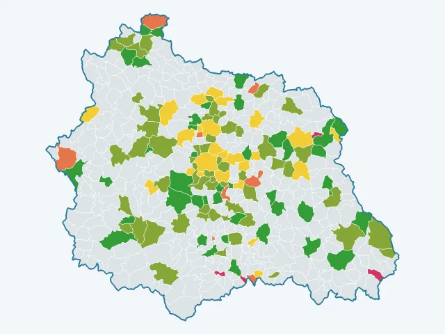 Carte du sentiment de sécurité dans le Puy-de-Dôme (63)