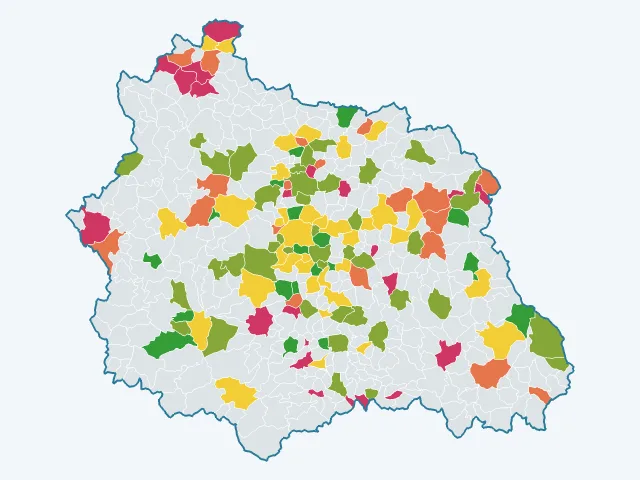 Carte de la vie pratique dans le Puy-de-Dôme (63)