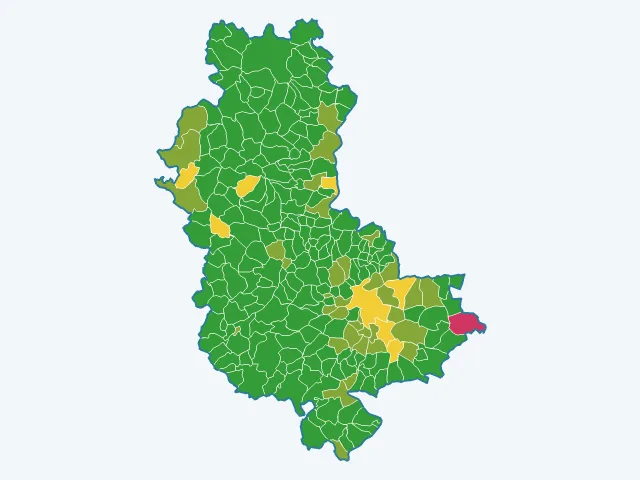 Carte des agressions physiques et sexuelles dans le Rhône (69)