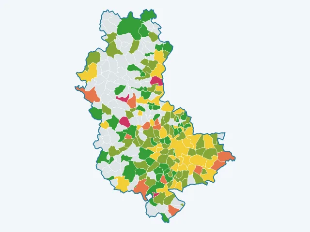 Carte de l'environnement dans le Rhône (69)