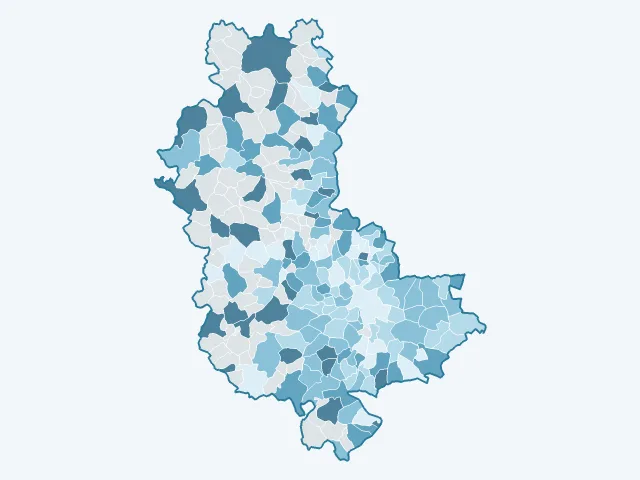 Carte de l'évolution des prix immobiliers dans le Rhône (69)