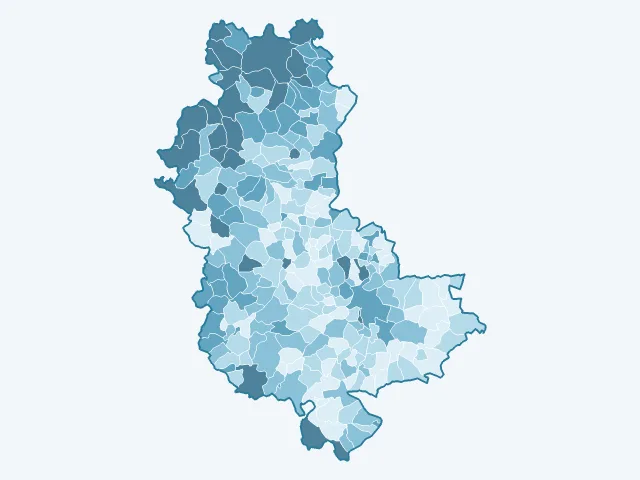 Carte des logements vacants dans le Rhône (69)