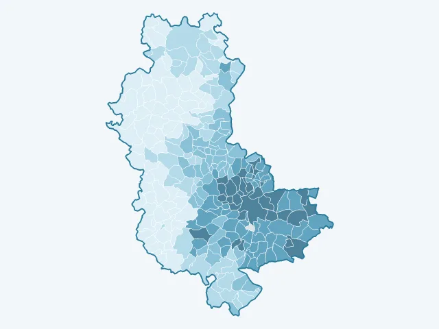 Carte des loyers dans le Rhône (69)