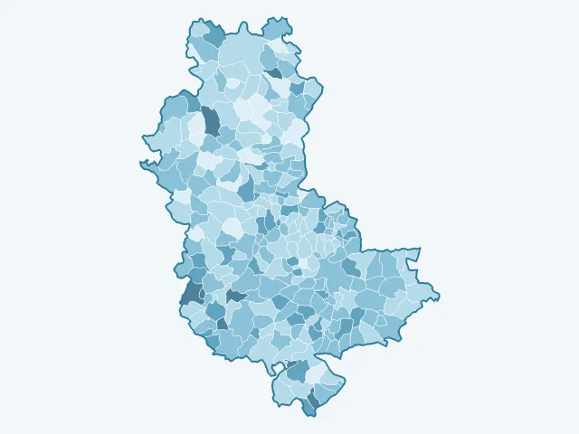 Carte du vote Anne Hidalgo dans le Rhône (69)
