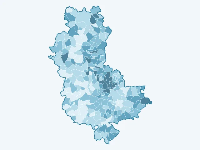 Carte du vote Éric Zemmour dans le Rhône (69)