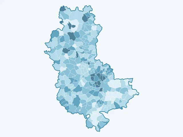 Carte du vote Valérie Pécresse dans le Rhône (69)