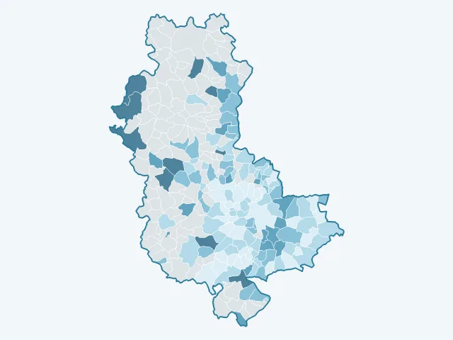 Carte du rendement locatif dans le Rhône (69)