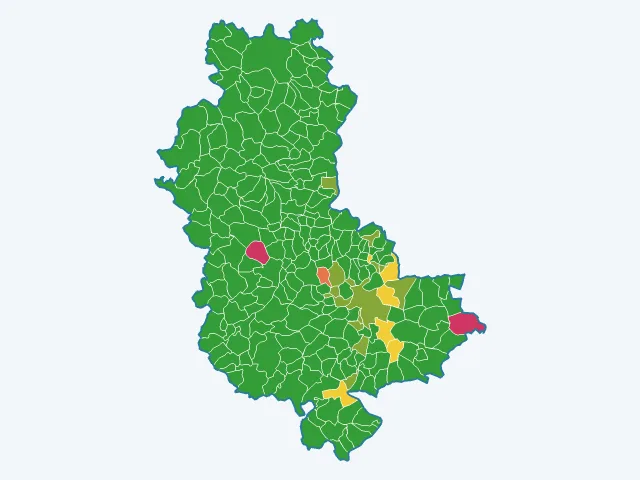 Carte des infractions liées aux stupéfiants dans le Rhône (69)