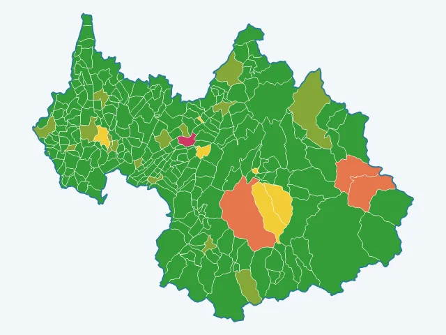 Carte des agressions physiques et sexuelles dans la Savoie (73)