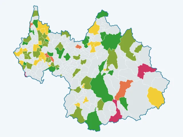 Carte du sentiment de sécurité dans la Savoie (73)