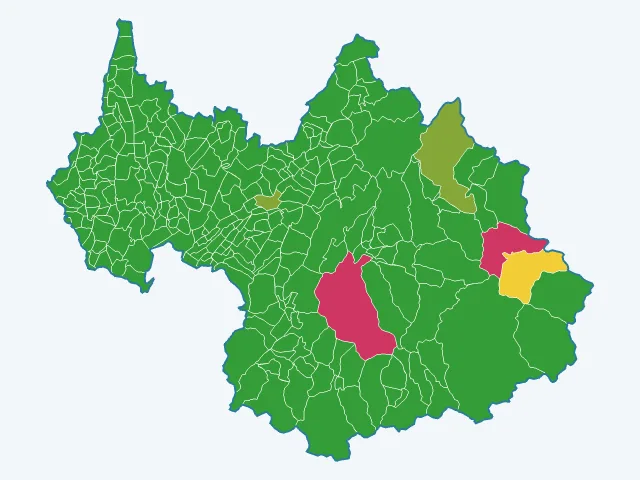 Carte des infractions liées aux stupéfiants dans la Savoie (73)