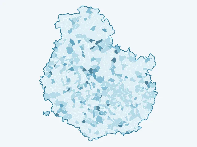 Carte du vote Anne Hidalgo dans la Côte-d'Or (21)