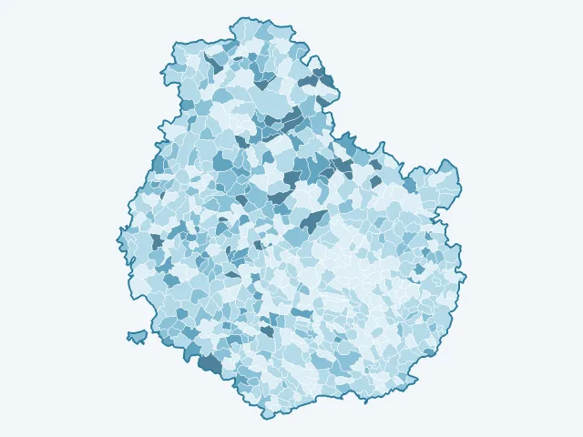 Carte du vote Jean Lassalle dans la Côte-d'Or (21)