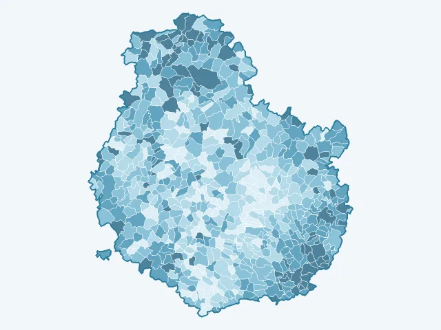 Carte du vote Marine Le Pen dans la Côte-d'Or (21)