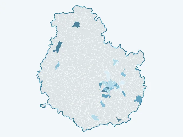 Carte du rendement locatif dans la Côte-d'Or (21)
