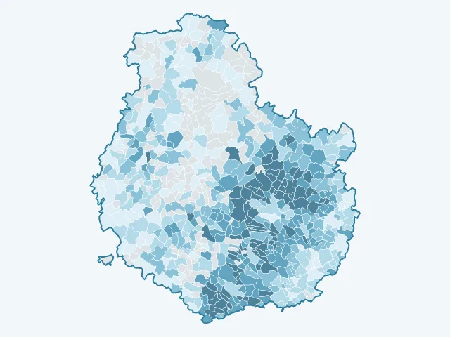 Carte du revenu moyen dans la Côte-d'Or (21)