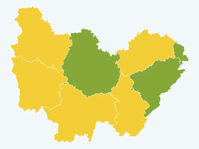Carte de l'éducation et de la culture en Bourgogne-Franche-Comté