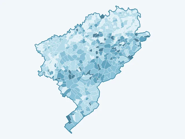 Carte du vote Valérie Pécresse dans le Doubs (25)