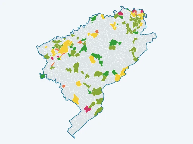 Carte du sentiment de sécurité dans le Doubs (25)