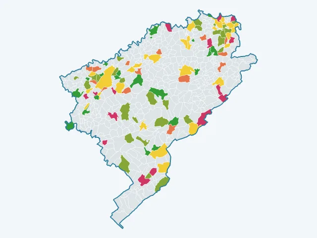 Carte de la vie pratique dans le Doubs (25)
