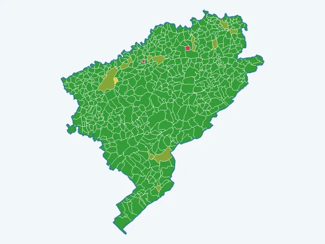 Carte des vols et dégradations dans le Doubs (25)