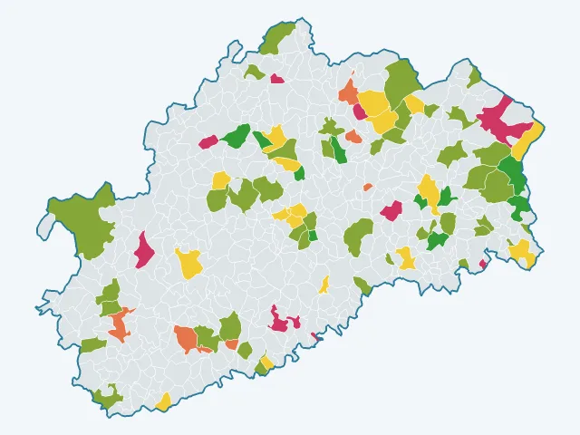 Carte de l'éducation et de la culture dans la Haute-Saône (70)