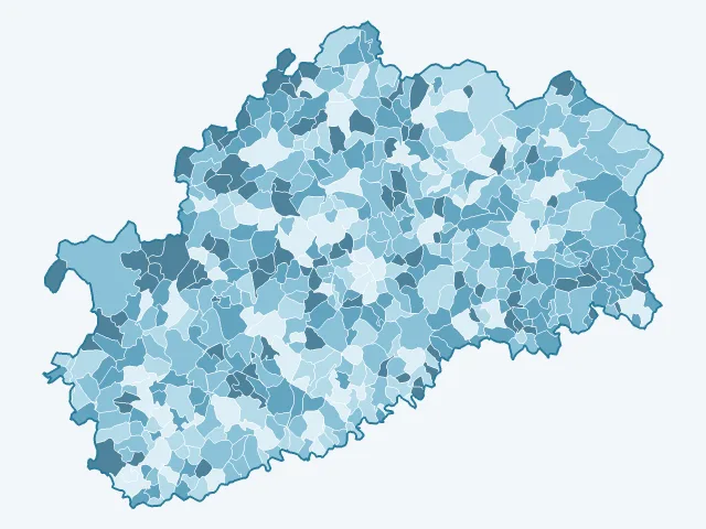 Carte des propriétaires dans la Haute-Saône (70)