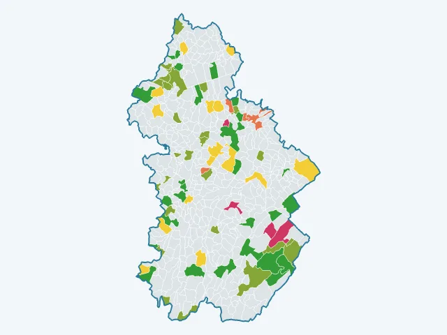 Carte de l'environnement dans le Jura (39)
