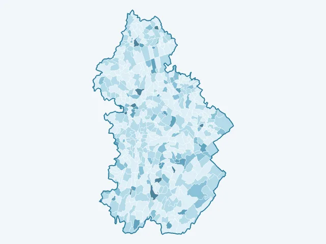 Carte du vote Philippe Poutou dans le Jura (39)