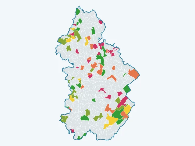 Carte de la vie pratique dans le Jura (39)