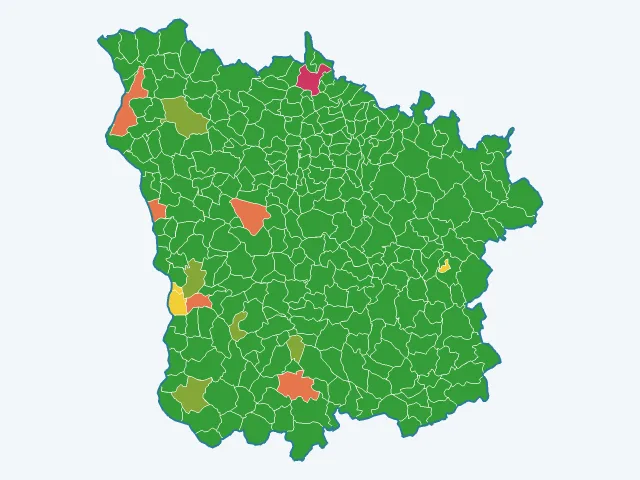 Carte des agressions physiques et sexuelles dans la Nièvre (58)