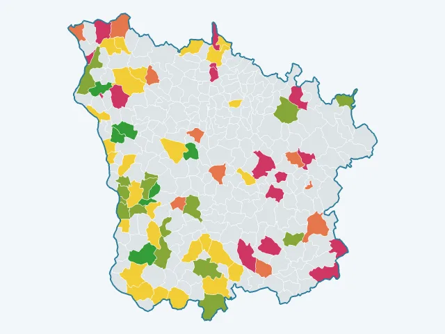 Carte des sports et loisirs dans la Nièvre (58)
