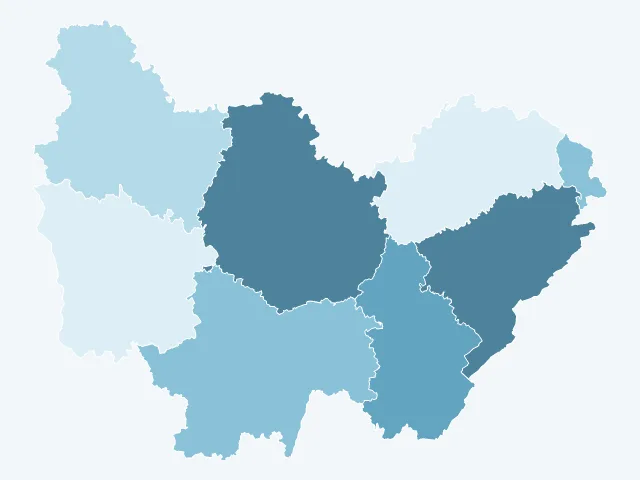 Carte des prix de l'immobilier en Bourgogne-Franche-Comté