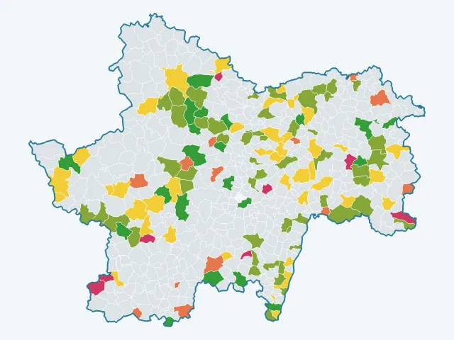 Carte de l'éducation et de la culture dans la Saône-et-Loire (71)