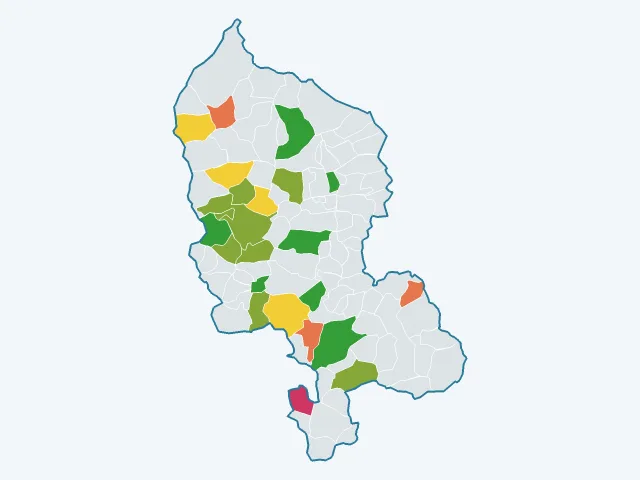 Carte de l'environnement dans le Territoire de Belfort (90)