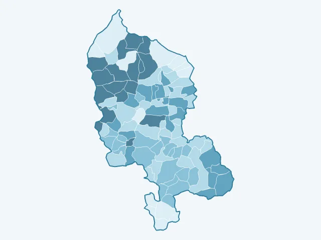 Carte des loyers dans le Territoire de Belfort (90)
