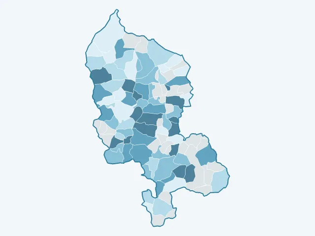 Carte des prix de l'immobilier dans le Territoire de Belfort (90)