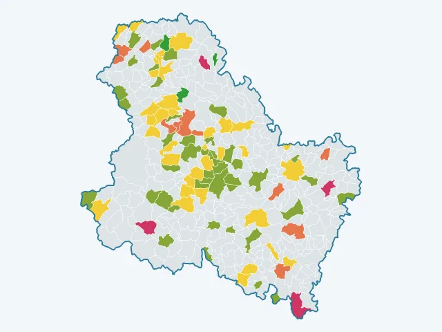 Carte de la satisfaction des habitants dans l'Yonne (89)