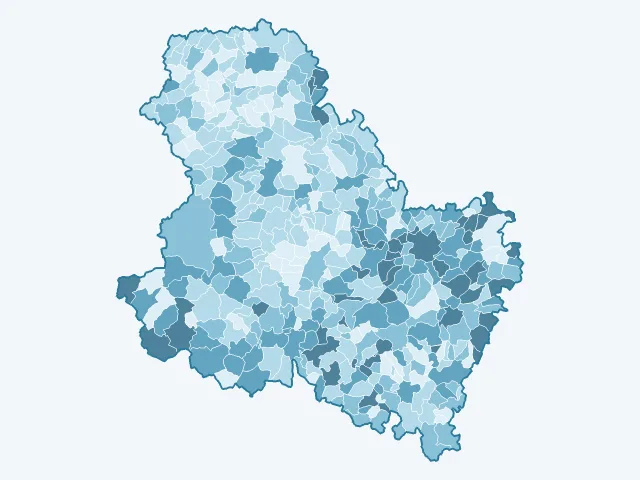 Carte des logements vacants dans l'Yonne (89)