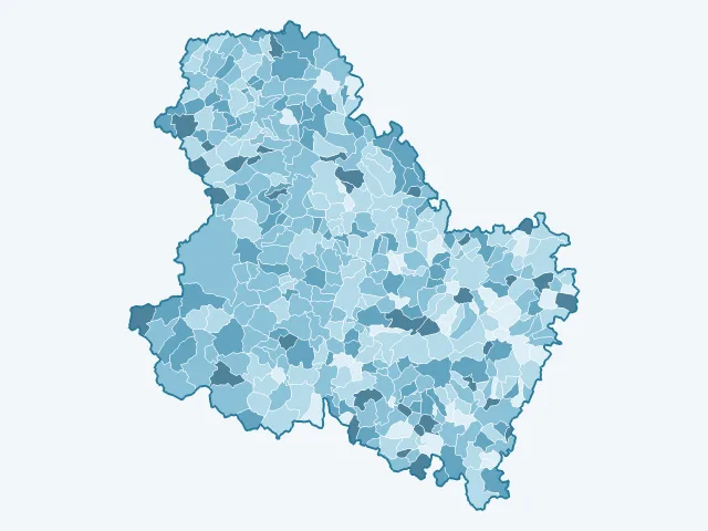 Carte du vote Éric Zemmour dans l'Yonne (89)