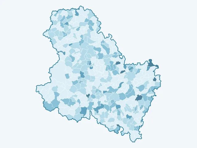 Carte du vote Philippe Poutou dans l'Yonne (89)
